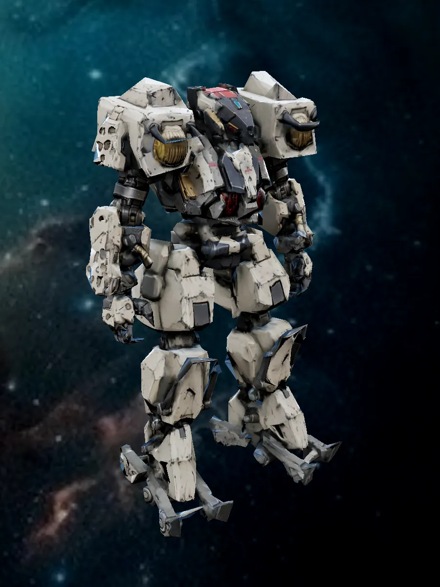 Cockpit brute frame mech, in-game model