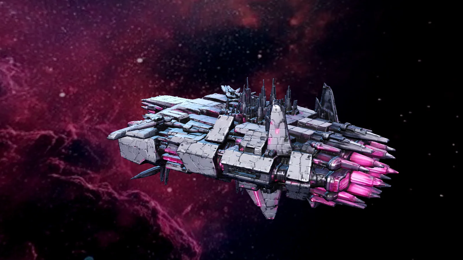Cybermorph — Hexdominator — roaming battleship, in-game 3D station model