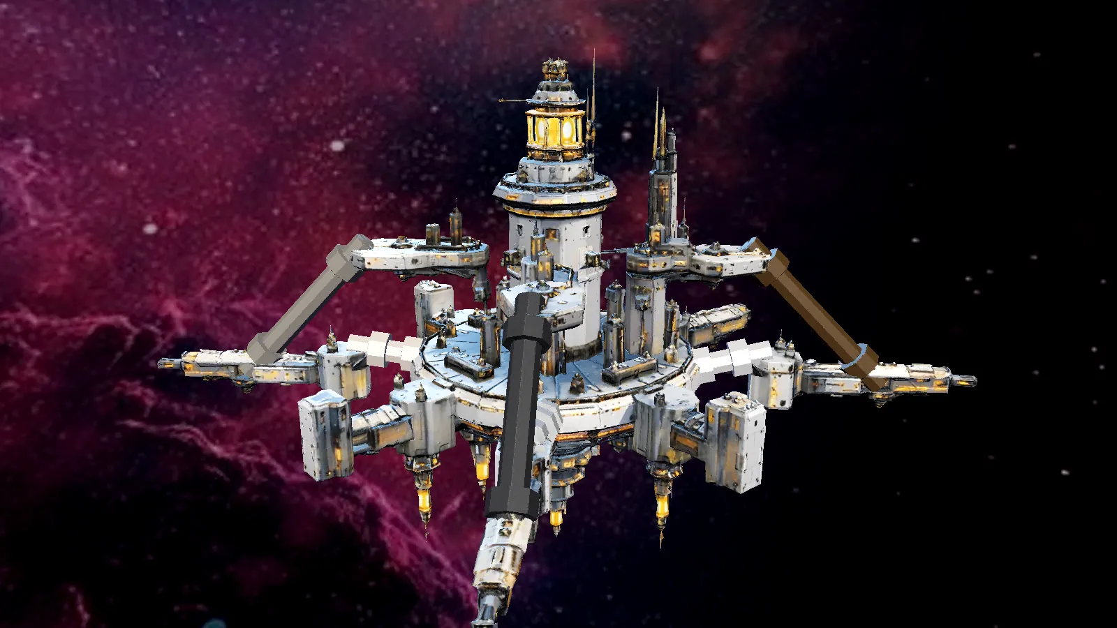 Foggiest — Greywhistle Beacon, in-game 3D station model